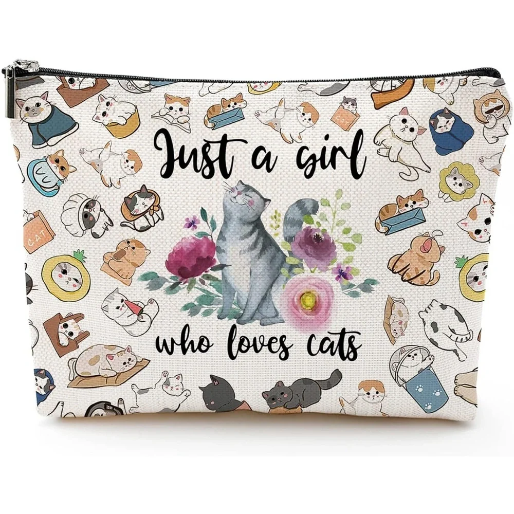 Cat Lover's Zipper Pouch